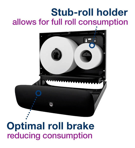 Imagen 2 de 5 de Dispensador Papel Higiénico Tork +insumo Gratis