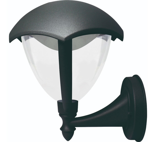 Farol Led Soportado Negro Exterior Interior Surtek