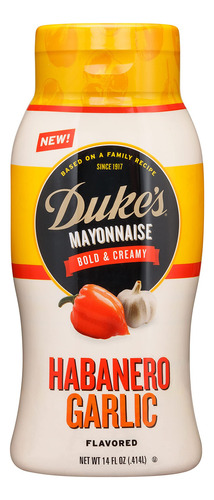 Duke's Mayonesa Con Sabor A Ajo Habanero