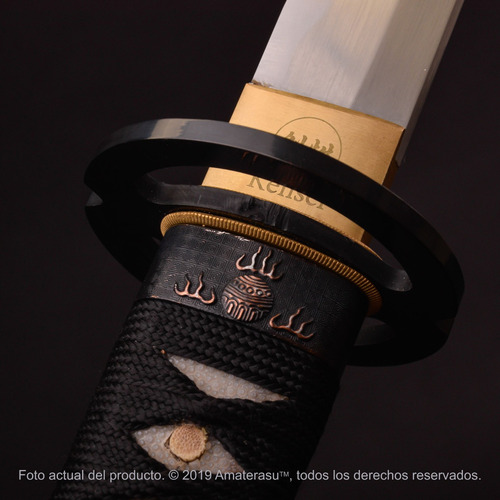 Imagen 6 de 8 de Katana Sable Samurai Kensei Musashi Be Templada Filo Extremo