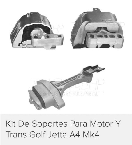 Kit Soportes Motor A4 Mk4 Clásico Tipo Original