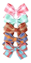 Comprar Set X5 Moñas Para Pelo Horquillas Para Niñas Varios Diseños