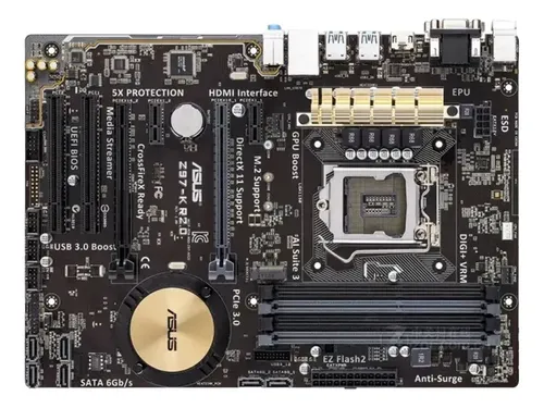 Para Placa-mãe De Desktop Asus Z97-k R2.0 Lga1150 Ddr3 Atx