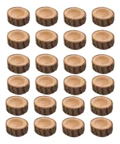 Comprar 8 Portavelas De Madera, 24 Piezas, Portavelas Votivo For