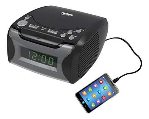 Naxa Electronics Nrc175 Despertador Digital Afinación Amfm R