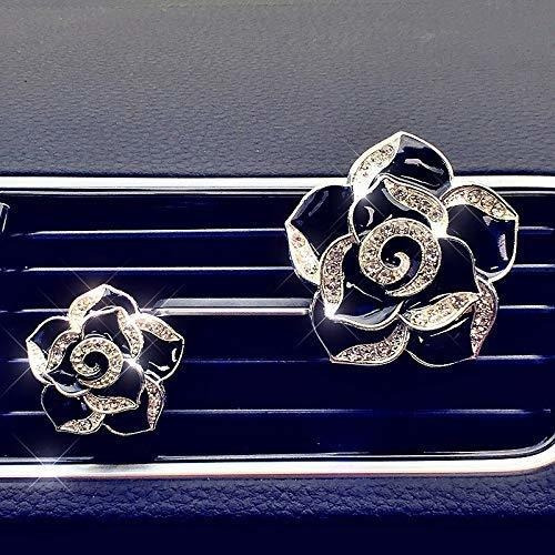 2 Clips Paquete De Camellia Flores Accesorios Coche Lindo Am