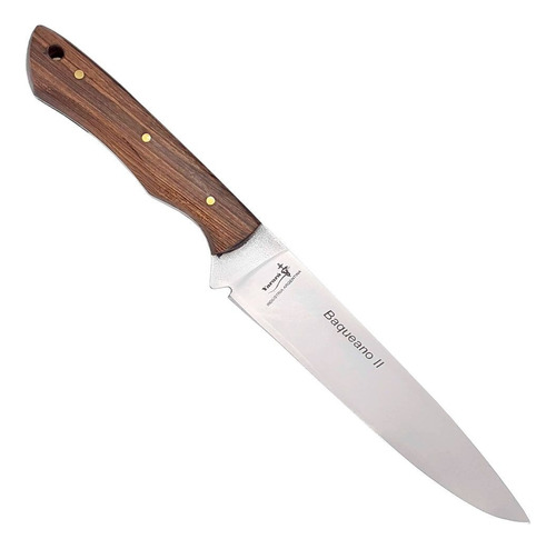 Cuchillo Yarará Baqueano Ii Madera Hoja 17cm Vaina Cuero