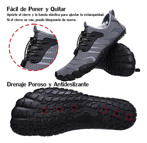Escarpines Para Hombre Zapatos De Agua Para Deportes Acuátic