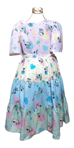 Vestido Petit Cherie Snoopy Colors Summer