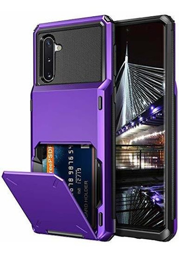Vofolen Para Galaxy Note 10 Case [4-slot Pocket] 7m6hp