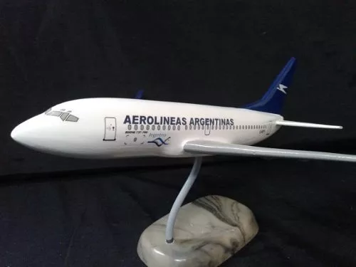 Maqueta Avion De Resina 737 Fuerza Aerea Argentina