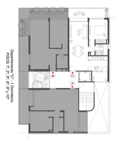 Departamento 1 Dormitorio - Amplio - Amenities - Echesortu