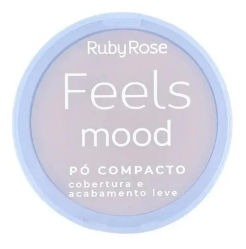 Pó Compacto Ruby Rose Feels Mood Pó Efeito Matte Cobertura média  -  10g