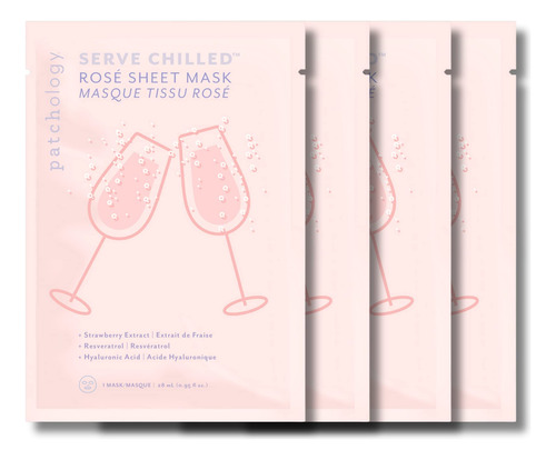 Patchology Serve Chilled Rose - Mascarilla Facial Con Acido 