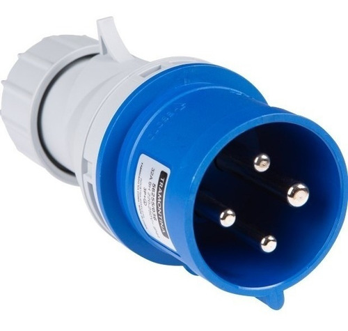 Plugue Ind (steck) Azul 32a 3p+t 220/250v 9h Tramontina