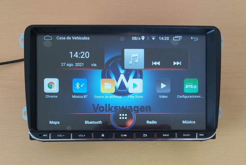 Estereo Pantalla 9 Android Kit 4gb Vw Jetta Mk6 Bora Vento