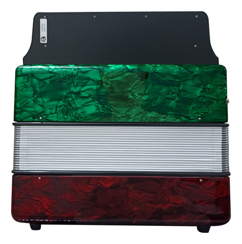 Acordeon Hohner Corona Ii 31 Botones 12 Bajos A5649 Bandera