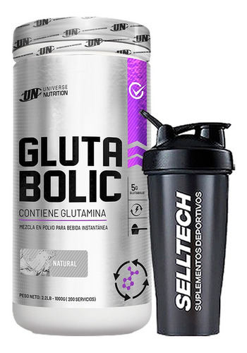 Glutamina Universe Nutrition Glutabolic 1kg + Shaker