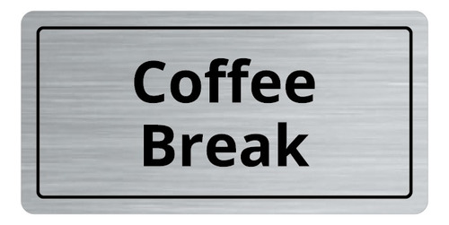 Señaléticas De Información - Coffee Break