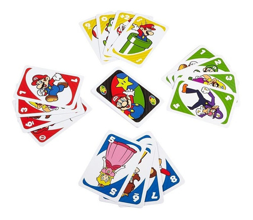 Juego de cartas Uno Super Mario Mattel DRD00