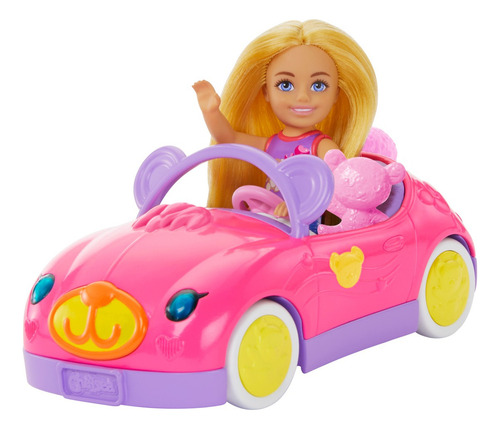 Barbie Set De Juego Chelsea Muñeca Y Auto De Osito Multicolor