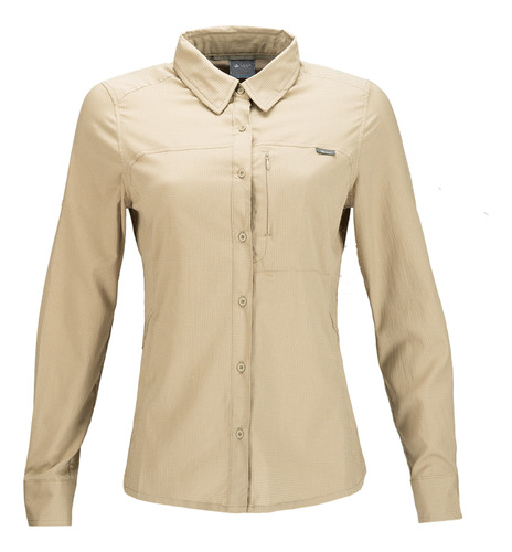 Camisa Mujer Lippi Rosselot Q-dry Shirt L/s  Beige I19