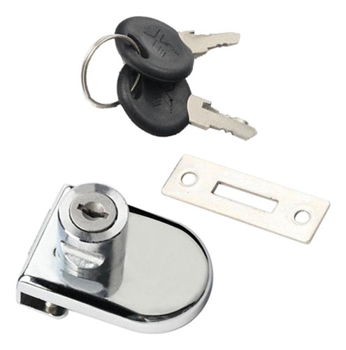 3 Cerradura Para Vitrina De Vidrio De Alta Calidad: 3 Piezas