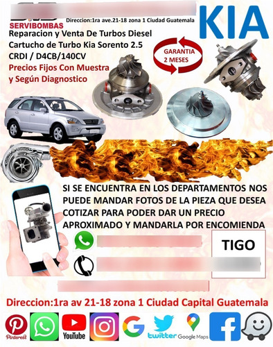 Imagen 3 de 4 de Turbos Kia Sorento 2.5 Crdi D4cb Geometría Variable