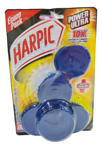 Pack X2 Harpic Pastilla Para Estanque Pack Económico X5 C/u