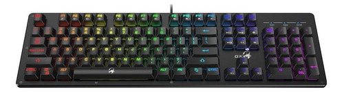 Teclado gamer Genius GX Gaming Scorpion K10 QWERTY español color negro con luz RGB