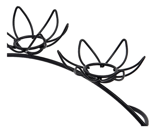 Pilar Castiçal De Ferro Decoração Candelabros Suporte De