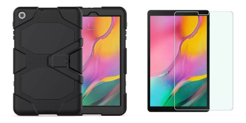 Funda Uso Rudo + Mica Para Samsung Galaxy Tab A 10.1 2019 Sm-t510 T515