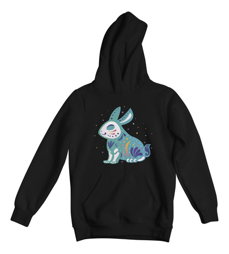 Sudadera Conejito Muertito Halloween Mex Hombre Y Mujer