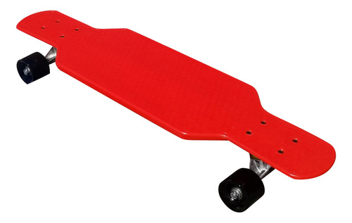 Patineta Longboard De Plastico Rojo