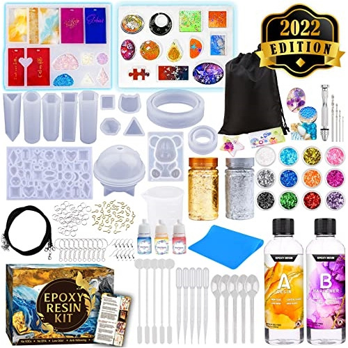 Kit De Moldes Para Joyas En Resina Epoxi