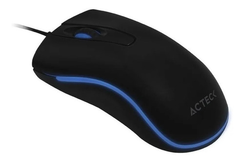 Mouse Con Luz Azul Usb  Acteck Electrus X 300 Ac-929677