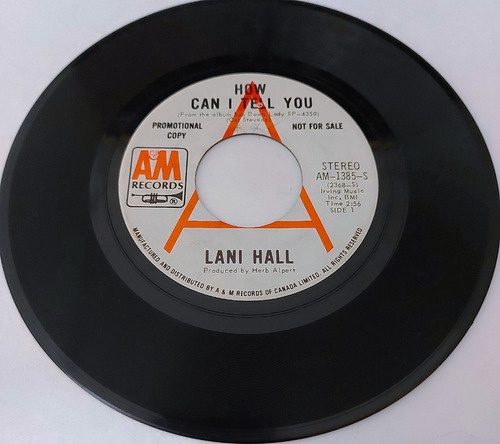 Lani Hall - How Can I Tell You / Love Song   Single 7