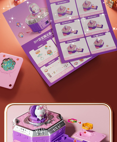 Set Manualidades Mágicas Niños 3d Con Stickers Diy Y Máquina
