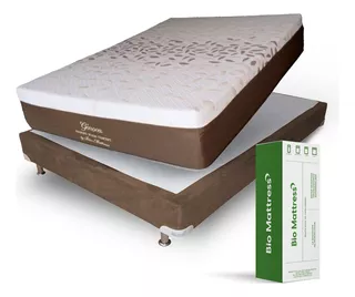 Colchon Bio Mattress Genova Memory Foam Queen Size Con Box