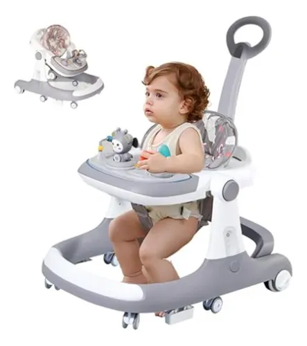Andadera De Bebé Ajustable Caminadora Multifuncional Unisex