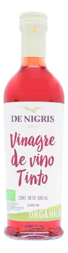 Vinagre De Vino Tinto -  De Nigris 500ml - Orgánico