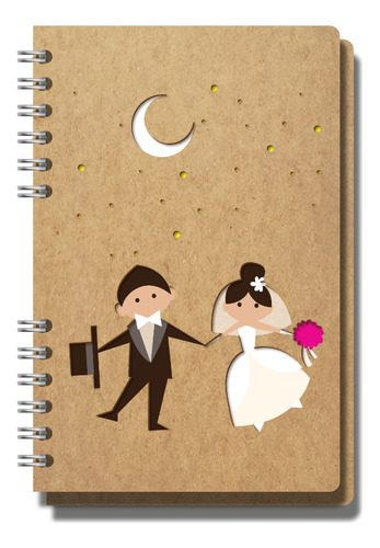 Libreta Personalizada Boda Hombre Mujer Regalo Personalizado