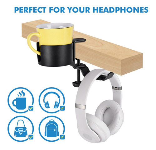 Soporte Para Auriculares Soporte Para Vasos Gancho Para