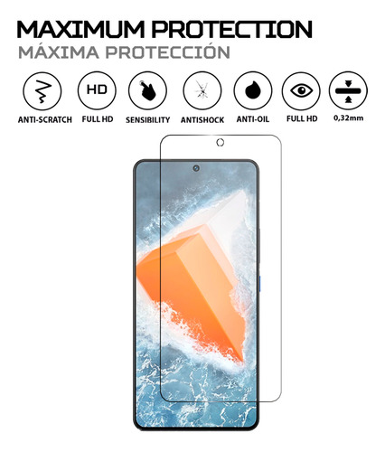 Protector Mica Pantalla Para Vivo Iqoo 9 China