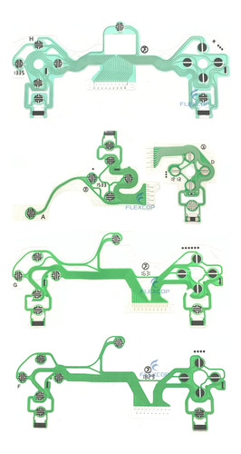 Flex Membrana Boton Conductora Para Control Ps4 Playstation