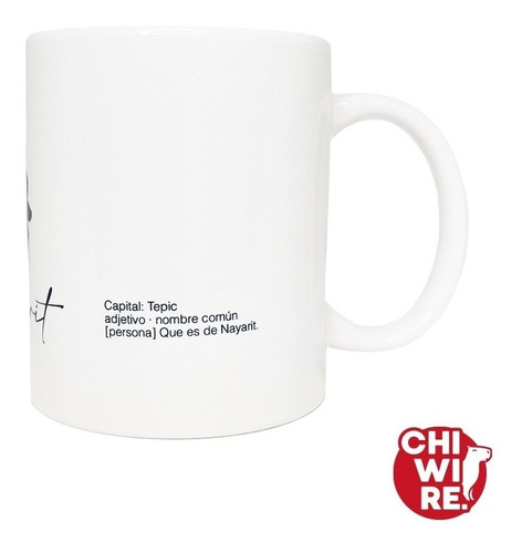 Imagen 3 de 3 de Taza Regalo Decorada Sublimacion Nayarit Chiwire