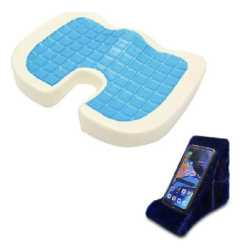 Cojin Coxis Con Gel Tech + Regalo Porta Celular Memory Foam