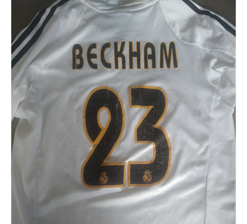 Jersey Beckham Real Madrid 2004/2005.