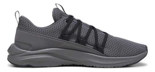 Tenis Puma Softride One4all 37767111 Comodo Original Moda Gris Oscuro Lisa 27.5 Mx