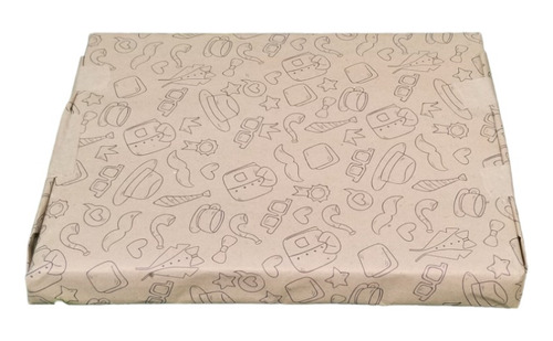 Papel Regalo Ecológico Estampado X 100 Unidades